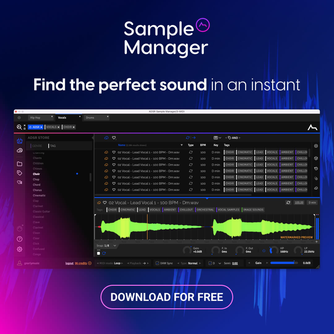 ADSR 168极速赛车全国开奖直播官网 Sample Manager