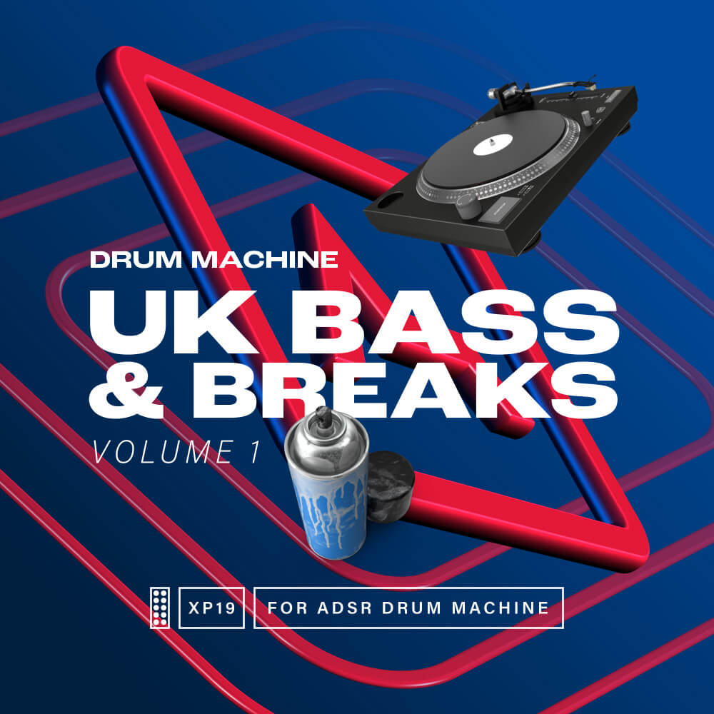 UK Bass & Breaks - ADSR 168极速赛车全国开奖直播官网 Drum Machine Expansion